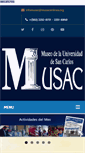 Mobile Screenshot of musacenlinea.org